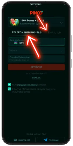 Əlaqə məlumatlarını daxil edin